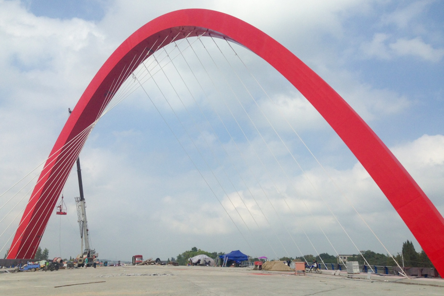 Approach Bridge Crossing Canal – Banglades 337MW/305MW (nettó) erőmű EPC projekt
